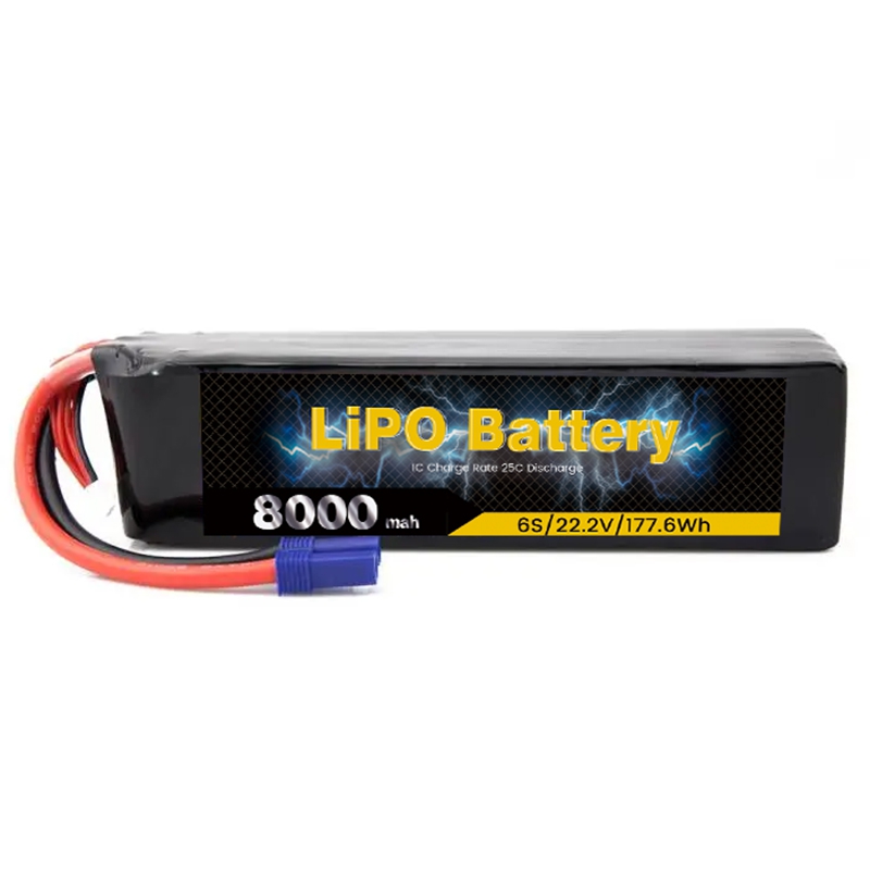 LiPO Battery 8000mAh 6S 22.2V