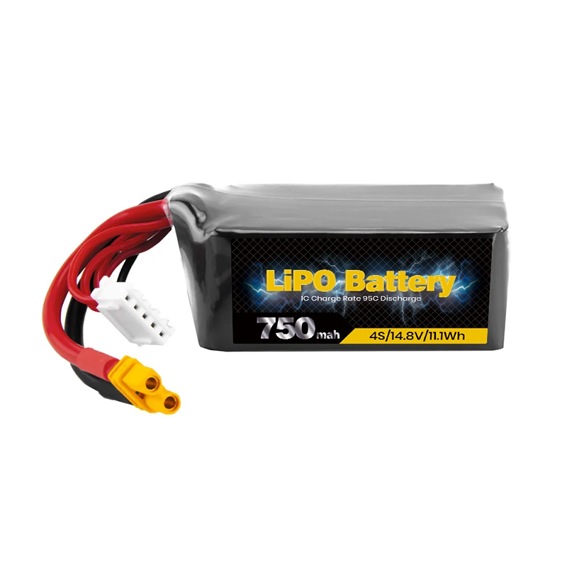 LiPO Battery 750mAh 4S 14.8V