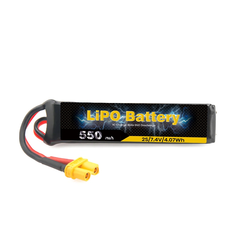 LiPO Battery 550mAh 2S 7.4V