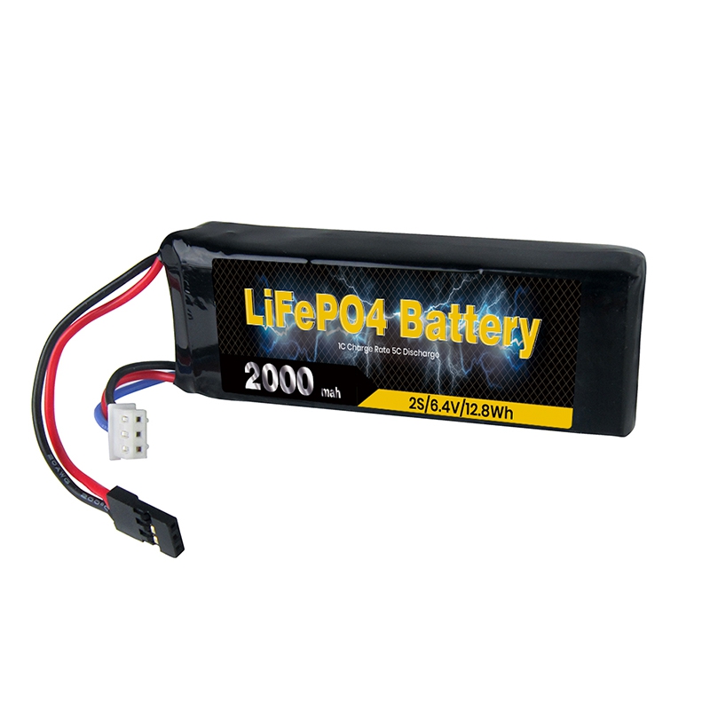 LiFeP04 Battery 2000mAh 2S 6.4V