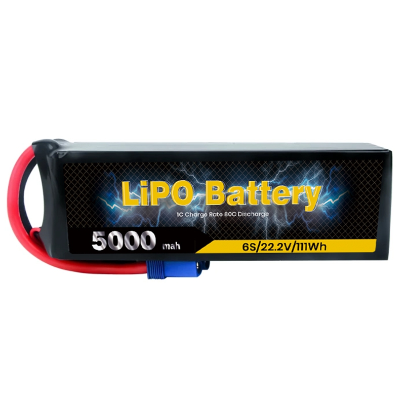 LiPO Battery 5000mAh 6S 22.2V